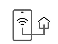 Icône de domotique et objets connectés