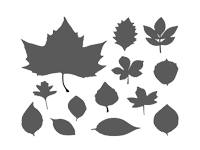 Icône de ramassage de feuilles mortes