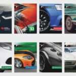 Ensemble de cadres sublimés publicitaires réalisés en impression SG haute définition, présentant des visuels automobiles et les logos de partenaires financiers.