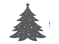 Christmas decoration installation icon