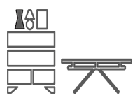 Furniture assembly icon