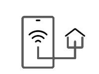 Smart home and connected devices icon
