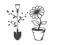 Landscaping maintenance icon